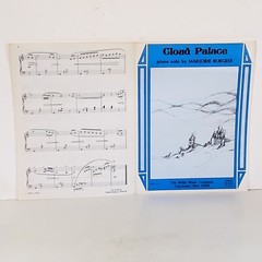 Vintage 1981 Cloud Palace Piano Solo Sheet Music by Marjorie Burgess