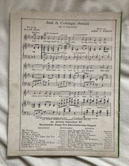ANTIQUE VINTAGE Sheet Music Book Lot