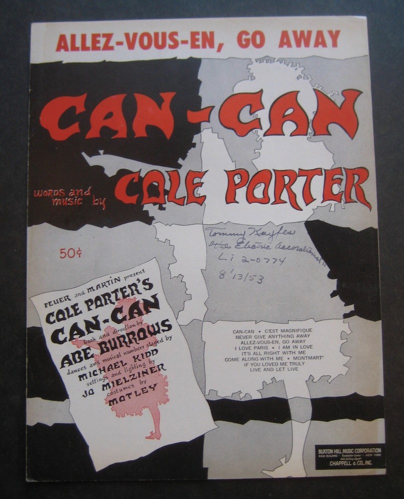 Allez-Vous-En, Go Away from « Can-Can » sheet music
