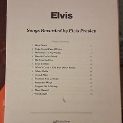 Charles Hansen Elvis Presley Songs Sheet Music Book Piano/Voice