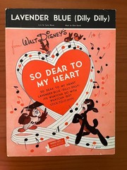 Disney sheet music (4): Give A Little Whistle/Blue Shadow/Without You/Lavendar B
