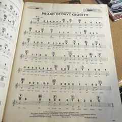 Magnus Chord Organ Songbook Thick Format #266 101 Children’s Songs 104 Pgs Good
