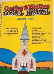 Country & Western Gospel Hymnal Volume Four 4 Spiral-bound Culross Note Book VTG