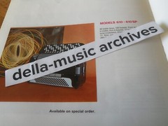 EXCELSIOR ACCORDION/ EXCELSIOLA ACCORDION 1960&rsquo;s/ 70&rsquo;s FULL COLOR CATALOG ITALY