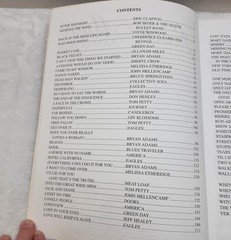 The Rock Music Collection Songbook Piano Vocal Chords 1998 Warner Bros Song Book