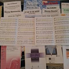 47 MUSIC BOOK LOT Wicked Broadway Phantom Pop Christmas Rock Disney Chorus SATB