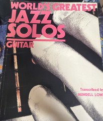 Mundell Lowe World&rsquo;s Greatest Jazz Solos Guitar Book Rare