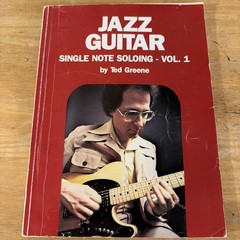 1978 JAZZ GUITAR SINGLE NOTE SOLOING VOLUME 1 TED GREENE Sheet Music Acceptable