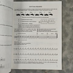 Alfred&rsquo;s Basic Band Method Percussion Book 1 Snare Drum Bass Drum 1977 VG++