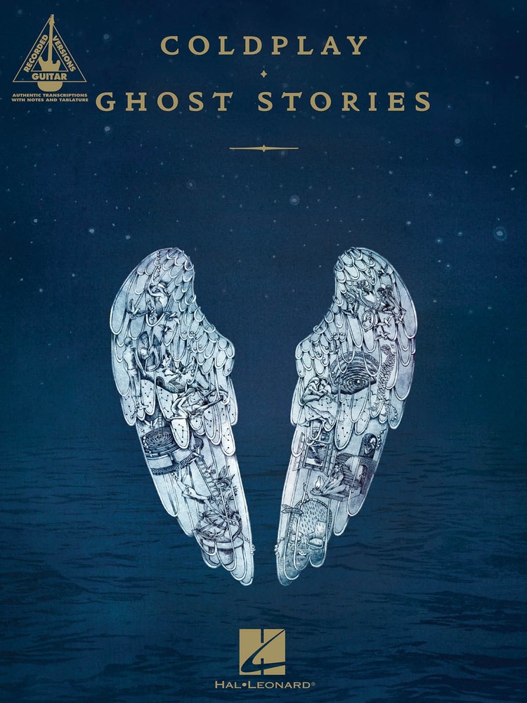Coldplay Ghost Stories for Guitar Notes & Tab Sheet Music Chords Rock Songs Book