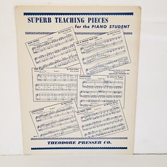 Vintage 1950 Evening Prayer Piano Solo Sheet Music by Anne Robinson