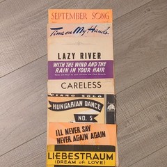 Robbins Music Corp Pop Piano Sheet Music Lot – September Song, Lazy River, More