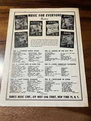« The High And The Mighty » M Witmark & Sons Sheet Music 1954