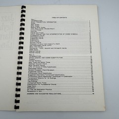 Jazz Keyboard Harmony Lee Evans Workbook Voice Leading Chord Substitution 1982