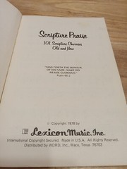 Scripture Praise 101 Scripture Songs Old and New