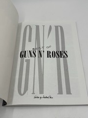 1994 Best Of Guns N&rsquo; Rosed Music Song Book Piano Vocals Guitar Cherry Lane Music