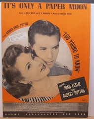 It&rsquo;s Only a Paper Moon – Rose, Harburg & Arlen- Sheet Music 1933