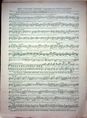 VINTAGE 1909 SHEET MUSIC STANDARD DUOS FOR VIOLIN AND PIANO CENTURY MUSIC