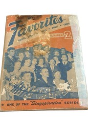 VTG Favorites No 2 Gospel Songs Alfred B Smith Singspiration 1946