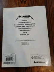 Metallica Tab Books lot of 3