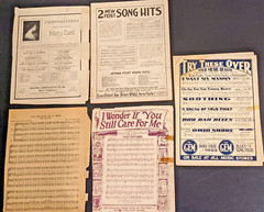 1921 VTG Lot of 5 Sheet Lyrics Words Music Eddie Cantor