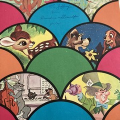 The Walt Disney Song Book Hardback 1974 Piano Voice Sheet Music Color Art Golden