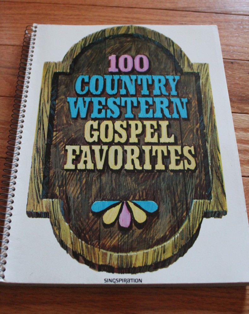 100 Country Western Gospel Favorites Singspiration spiral bound Fred Bock