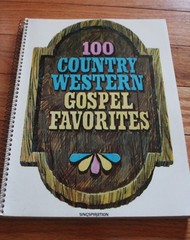 100 Country Western Gospel Favorites Singspiration spiral bound Fred Bock