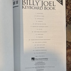 Billy Joel- Keyboard Book- Note for Note Piano 2nd Edition