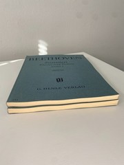 Beethoven Piano Violin Sonatas Bands (Vol) I & II Urtext Sheet Music Books NEW