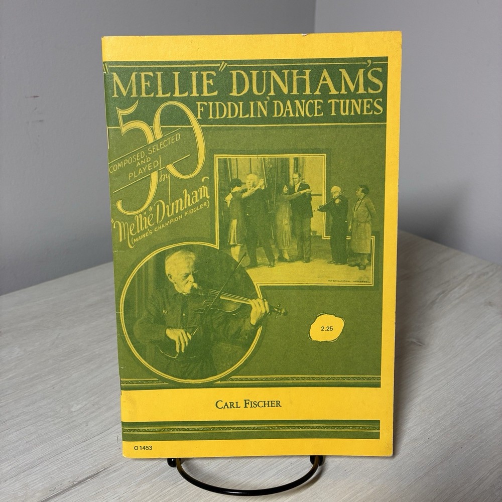Mellie Dunham 50 Fiddlin Dance Tunes 1926 PB Carl Fischer VTG Reprint Songbook