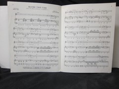 Maybe This Time – John Kander & Fred Ebb – Sheet Music 1972