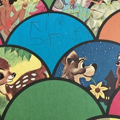 The Walt Disney Song Book Hardback 1974 Piano Voice Sheet Music Color Art Golden