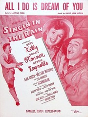 All I Do Is Dream Of You Sheet Music Singin In The Rain Gene Kelly Reynolds 1952