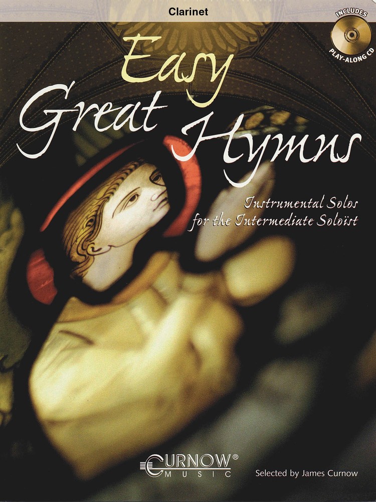 Easy Great Hymns Bb Clarinet Solo Christian Sheet Music Play-Along Song Book CD