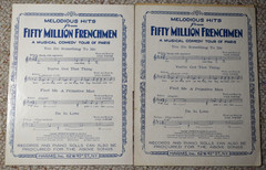 1929 Sheet Music Lot (2) You&rsquo;ve Got That Thing C. Porter Fifty Million Frenchmen