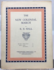 Piano Sheet Music The New Colonial March By R.B. Hall Theodore Presser Co. 1930