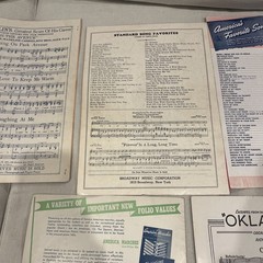 5 Movie Sheet music 20th Century-Fox State Fair, Iceland, Nob Hill, Coney Island