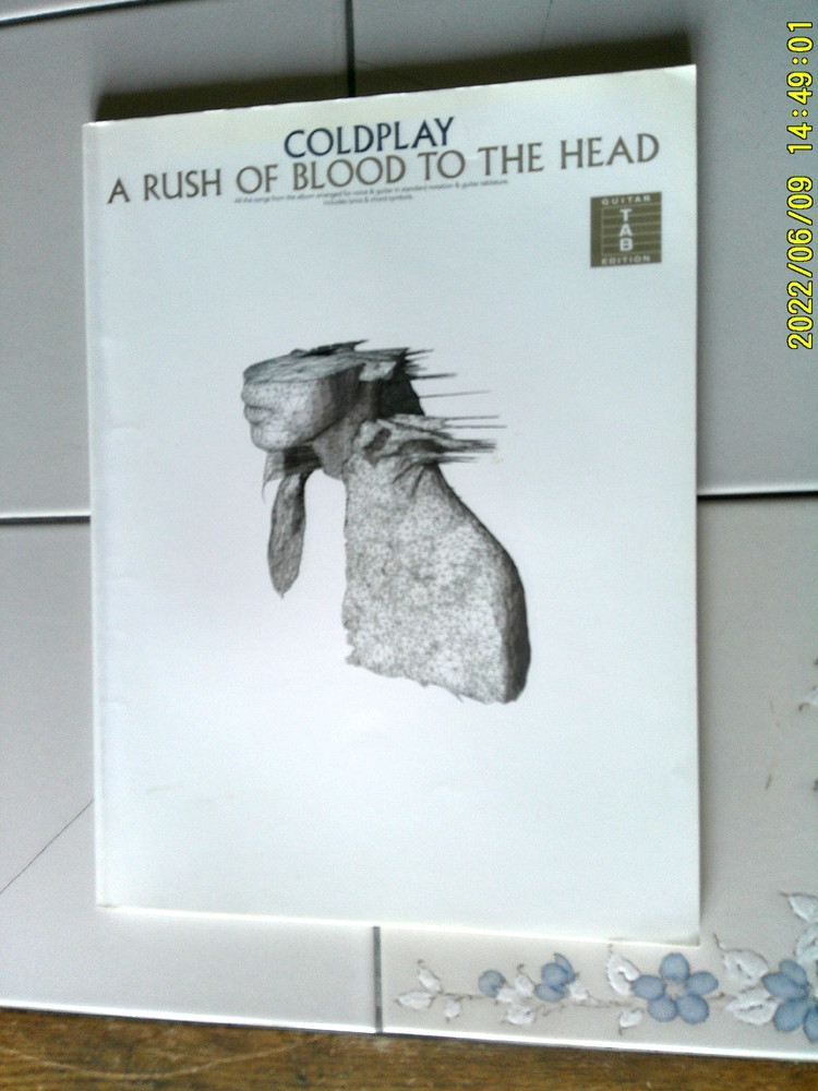 COLDPLAY A Rush of Blood To the Head Guitar Tab Tablature Edition 80 Pages New