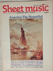 Sheet Music Magazine 1986-1987 Piano Guitar Rare Vintage Excellent Job Lot of 9
