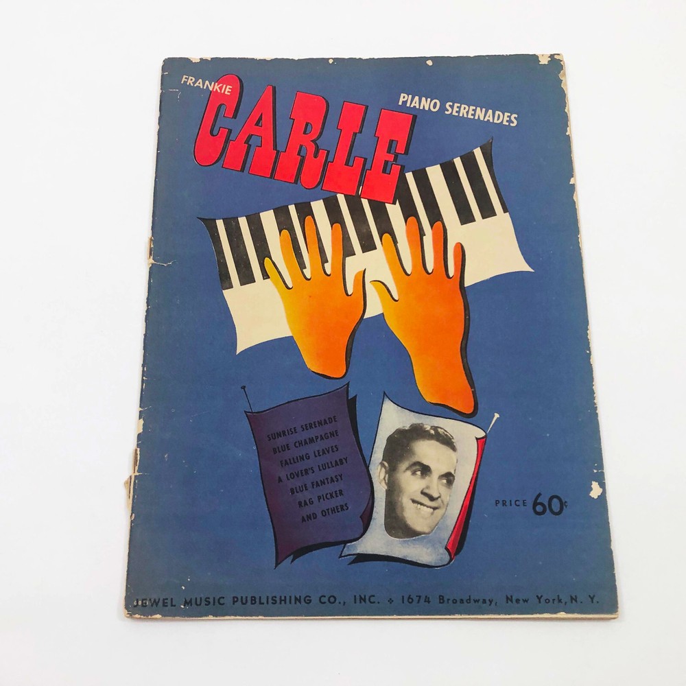Frankie Carle Piano Serenades 1941 Book Of Music For 11 Songs 9×12 inches 36 pgs