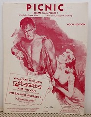 Picnic – Steve Allen & George W. Duning – Sheet Music 1956