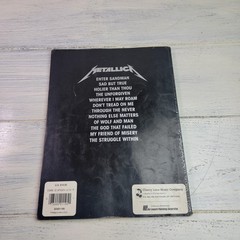 Metallica Black Album Book Guitar Tab & Vocals Songbook 1991 Cherry Lane Music
