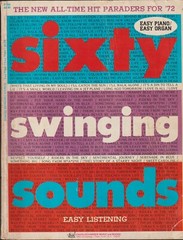 Sixty Swinging Sounds Easy Listening for Piano and Organ 1972