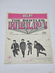 Help! Beatles Sheet Music Help Maclen Music Inc VTG 1965 Lennon McCartney