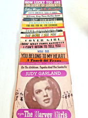 Vintage 1940&rsquo;s Sheet Music Lot of 60 Pieces Mixed Good Condition