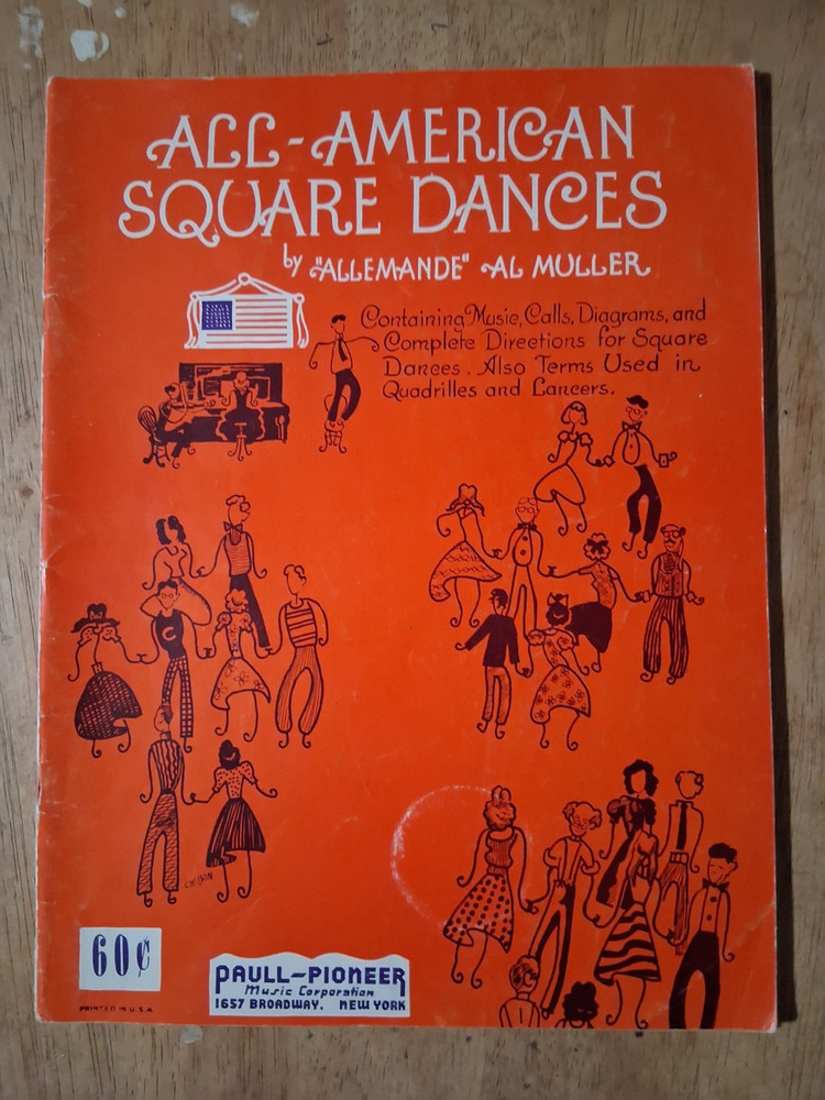All American Square Dances 1941 Music Book Sheet Music