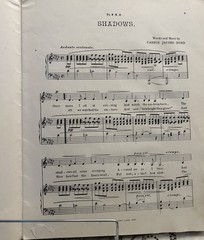 Antique 1912 Carrie Jacobs-Bond Sheet Music « Seven Songs » Art Noveau Chicago