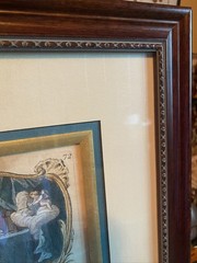 CUPID DECEIVD M. Howard George Bickham 18th C Framed Music Art Print