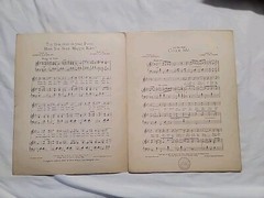 1904 ragtime Antique sheet music GO ON AND COAX ME by Harry VonTilzer
